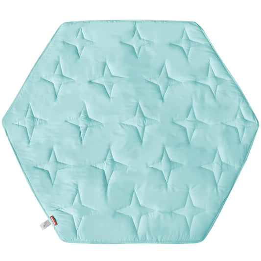 Octagon Playpen Mat Grey, Non Slip 8 Panel Playpen Mattress Mat Fits Regalo Extra Large Play Yard and hiccapop XL 69" Baby Playpen, Grey Star Octagon Playard Pad