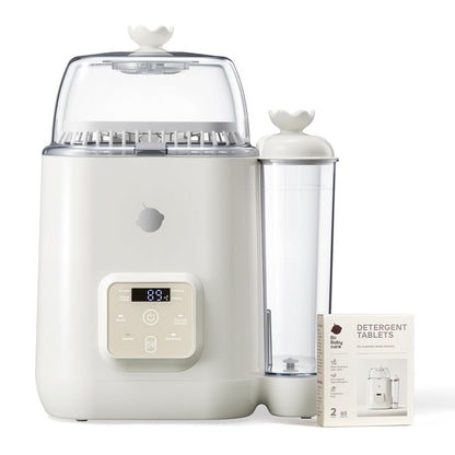 Bc Babycare Clarvion Baby Bottle Washer, Sterilizer & Dryer with 72-Hour Hygienic Storage – Deep Clean >99.99% Germs | BPA-Free | Up to 4 Bottles & Pump Parts