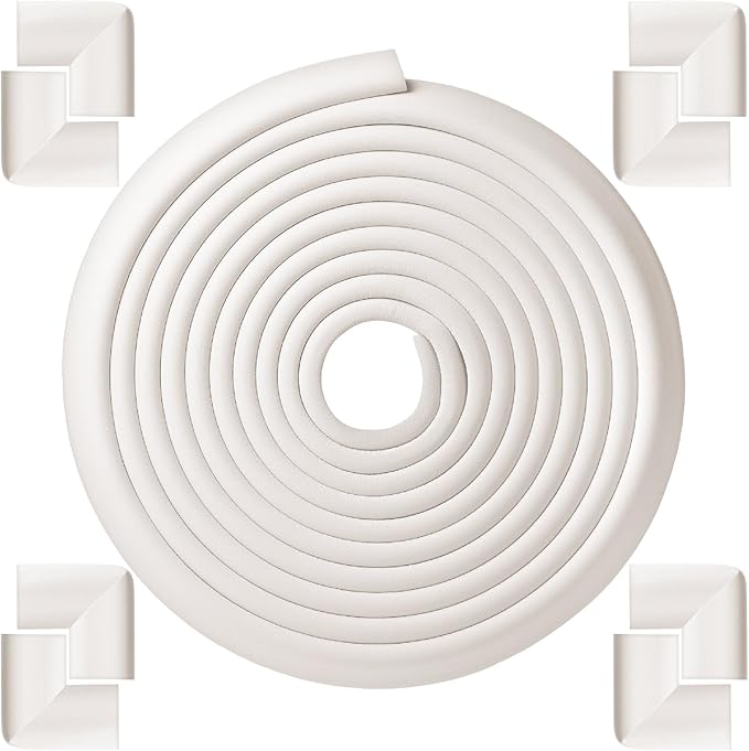 Mr. Pen- Furniture Corner & Edge Safety Bumpers, 18ft Edge & 8 Corners, Baby Proof Corners and Edges, Baby Proofing Corner Guards, Baby Corner Protector Guards, Edge Protector for Baby