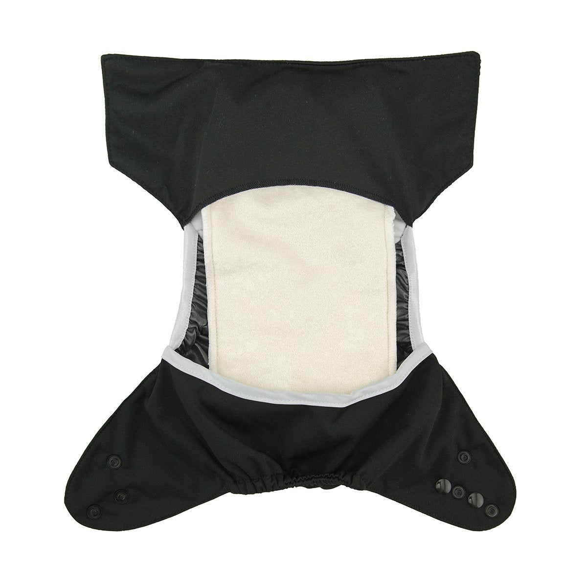 babygoal Cloth Diaper Covers 6 Pack with Wet Bag for Fitted Diapers and Prefolds with Double Gussets, Adjustable and Reusable for Baby Boys and Girls
