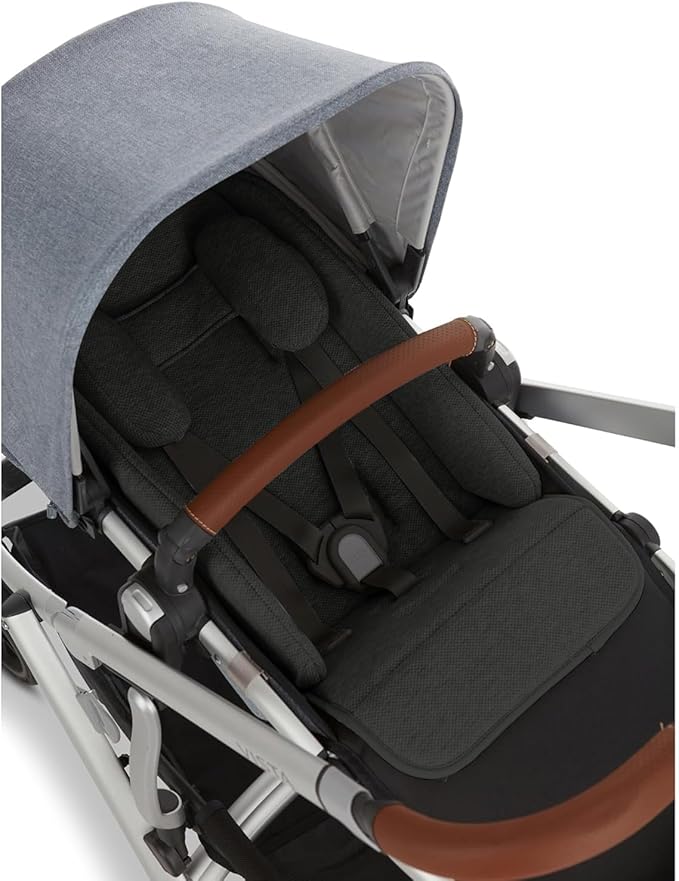 UNIQUIFY Insert Liner Seat Compatible with Uppababy Vista, Vista V2, Cruz, Cruz V2, RUMBLESEAT V2 and RUMBLESEAT V2+ (Black)