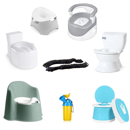 OULIGET Potty Chair Liners with Elastic, Portable Potty Training Bags, Potty Refill Liners Disposable for Toddlers Kids and Baby,Toilet Seat Cover,17x8Inches,Black,200pieces