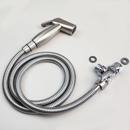 Handheld Bidet Sprayer for Toilet, Lockable Push Button, ABS Bidet Sprayer Set with Hose & T-Valve, Easy Install - Niken Color