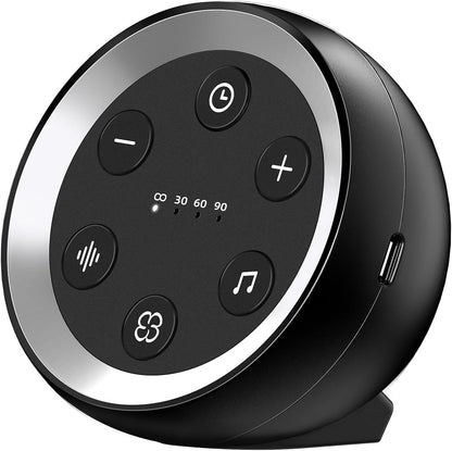 Continuous Sound Machine Battery Small White Noise Machine for Baby Kids Adult with 32 Soothing Sounds 32 Volume Levels Sleep Brown Noise Machine for Travel Office Privacy with 4 Timer & Memory