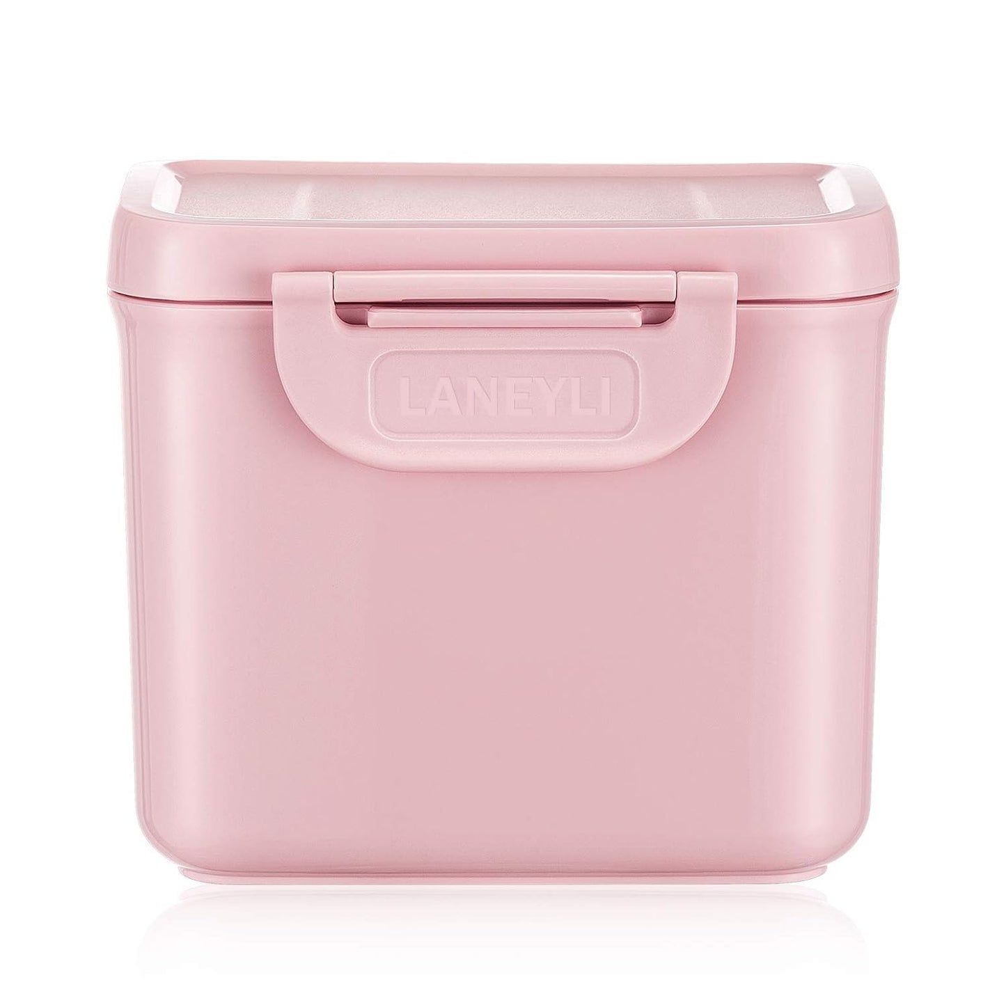Formula Dispenser with Scoop Milk Powder Formula Containers for Travel Baby Food Storage and Snack Cup for Outdoor Activities On-The-Go Pink(Outer Box Capacity: 0.92 LB(420 g))