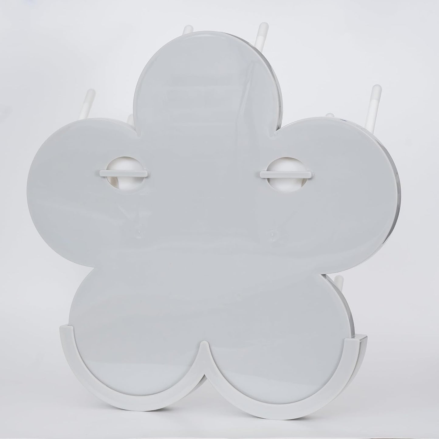 The Bottle Blossom- Wall Mounted Baby Bottle Drying Rack for Bottles, Cups, Sippy Cups, Vertical Wall Hanging, Space Saving, Large Capacity Baby Essential, 2 Adhesive Hooks Included (Light Blue)