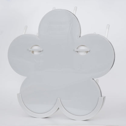 The Bottle Blossom- Wall Mounted Baby Bottle Drying Rack for Bottles, Cups, Sippy Cups, Vertical Wall Hanging, Space Saving, Large Capacity Baby Essential, 2 Adhesive Hooks Included (Light Blue)