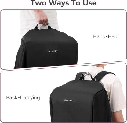 Momcozy Stroller Travel Bag for Airplane | Only Suit ClickGo Stroller | Compatible with Strollers Folded Dimensions of 22.1 X 17.3 X 9.8 In | Fit Most Major Brand | Hand-held ＆ Back-carrying