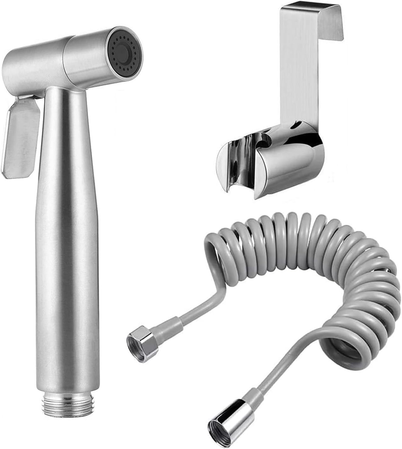 Pack of 3 Handheld Bidet Sprayer, Handheld Sprayer Stainless Steel with Water Tank Hook and Shower Hose for Feminine Wash