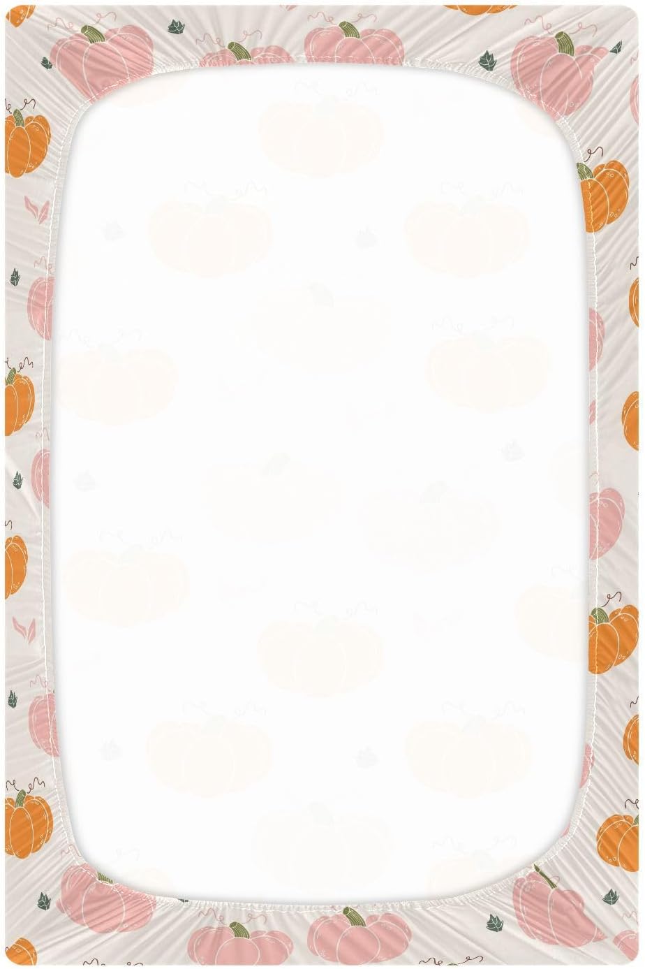 Fitted Crib Sheets Cactus and Floral Stretchy Portable Playard Sheets for Baby Toddler, Breathable Soft Mini Crib Mattress 52 x 28 in for Boys and Girls