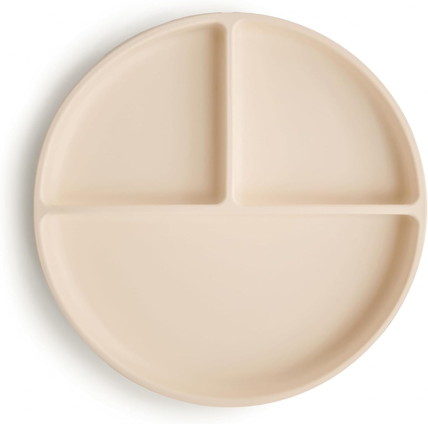 mushie Silicone Suction Plate | BPA-Free Non-Slip Design (Soft Lilac)