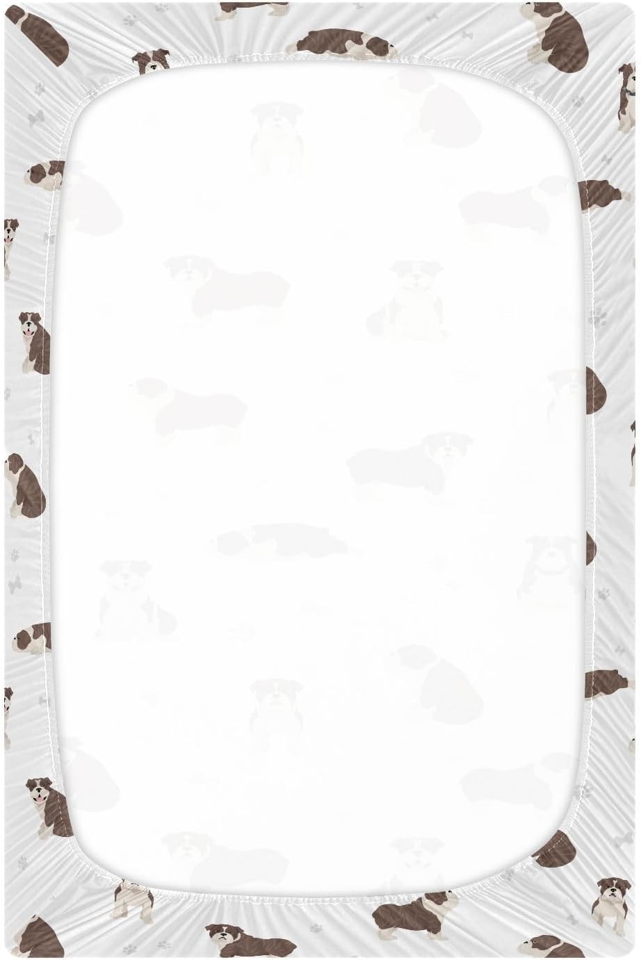 Fitted Crib Sheets Turtle Sea Horse Stretchy Portable Playard Sheets for Baby Toddler, Breathable Soft Mini Crib Mattress 39 x 27 in for Boys and Girls
