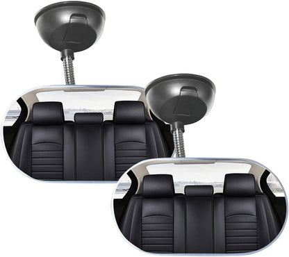 Universal Car Baby Mirror – 360° Adjustable Wide Angle Convex Rearview Mirror with Suction Cup for Rear-Facing Seats, HD Car Interior Safety Mirror for Viewing Backseat Passengers (1PC)