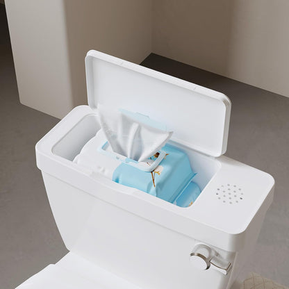 2-in-1 Potty Training Toilet, 12.99in Standalone Potty Chair for Toddlers & Baby, Realistic Flushing Sound, Soft Comfort Seat, Removable Washable Pot, Non-Slip Base, Built-in Toilet Paper Holder