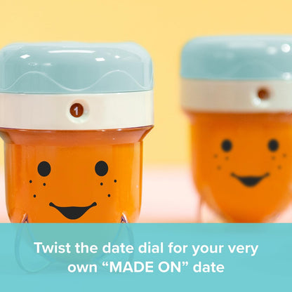 NutriBullet Baby Food Blender with date markers