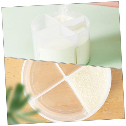 BESPORTBLE 2pcs Milk Dispenser Bottle Travel Formula Dispenser Portable Formula Container