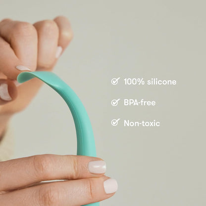 Frida Baby Diaper Cream Spatula, 100% Silicone Butt Spatula for Baby, Diaper Cream Applicator for Easy + Clean Use of Butt Paste & Diaper Rash Cream, BPA- Free, Teal