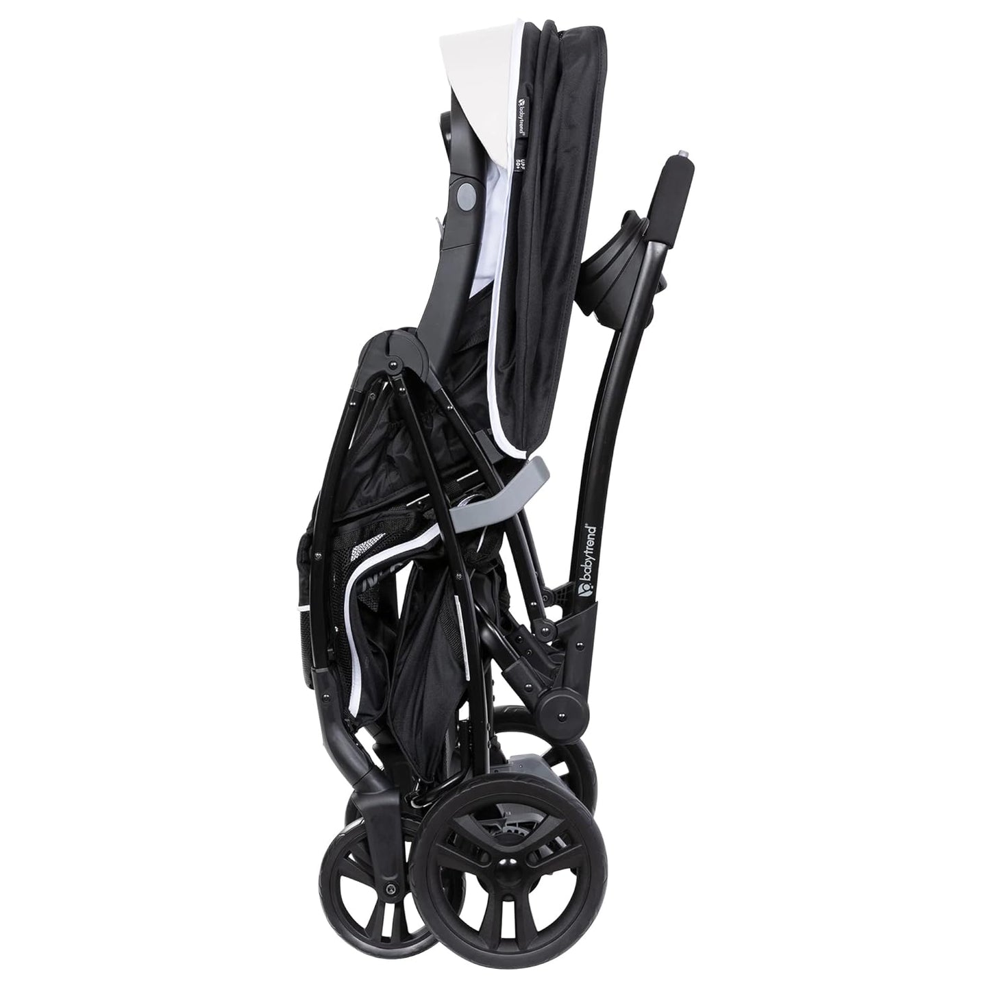 Baby Trend Sit N' Stand 5-in-1 Collapsible Shopper Stroller with Canopy, Visor, Extendable Storage Basket, Phone Tray, and 2 Cup Holders, Modern Khaki