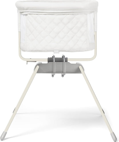 Baby Bassinet with Rocking/Gliding, Portable Bedside Sleeper for Baby with Foam Mattress, Baby Bedside Crib for Newborns and Infants with Carrybag