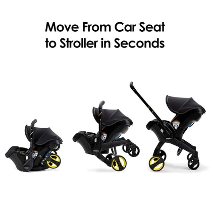 Doona Car Seat & Stroller, Nitro Black - All-in-One Travel System