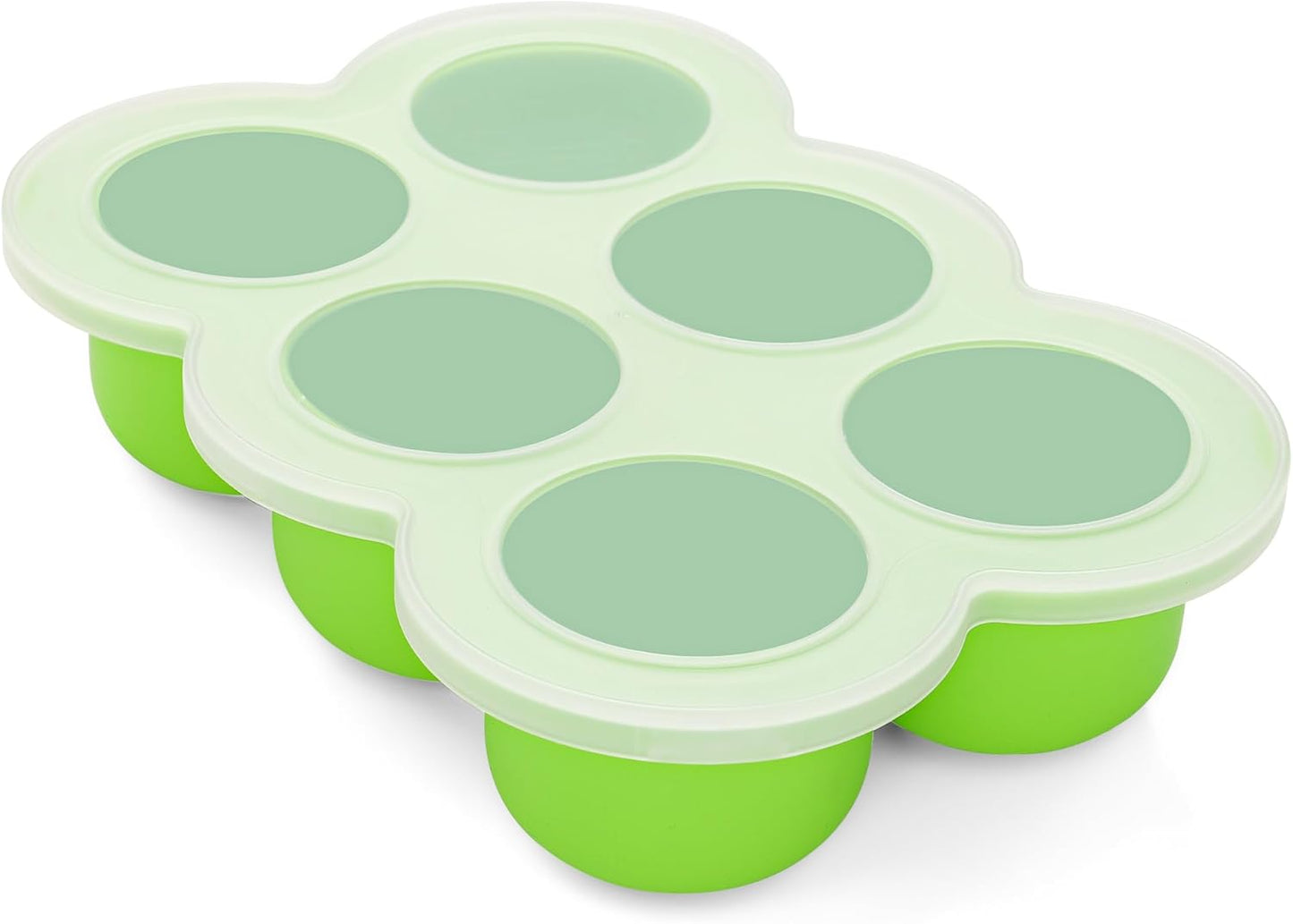 12x1.5oz Baby Food Storage Containers, Baby Food Freezer Tray with Clip Lid Gossamer Pink, Food Grade Silicone Freezer Trays for Purees & Vegetables