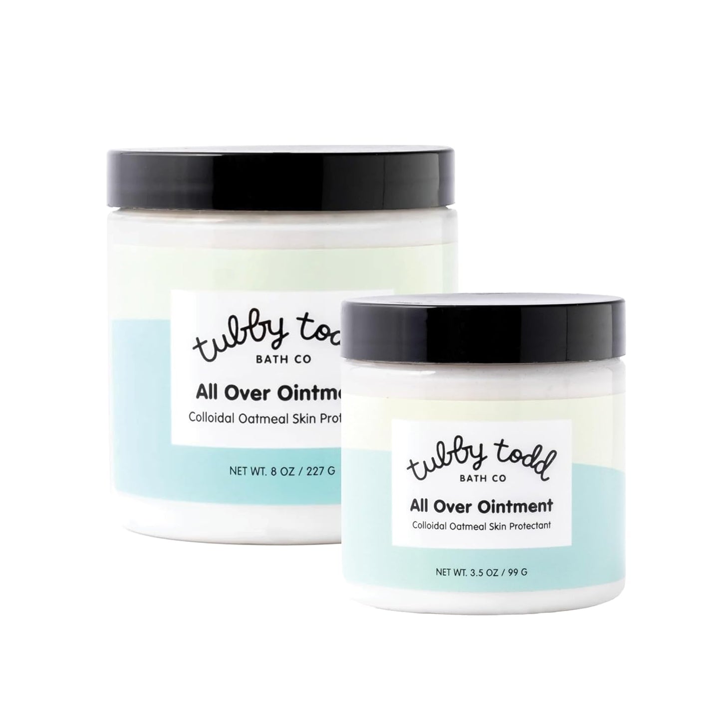 TUBBY TODD All Over Ointment Baby Eczema Cream, Everyday Multi-Purpose Baby Skin Relief Cream, Sensitive and Dry Skin, Rash & Irritation - Steroid & Gluten Free, Fragrance-Free, 8 oz, 2 Pack