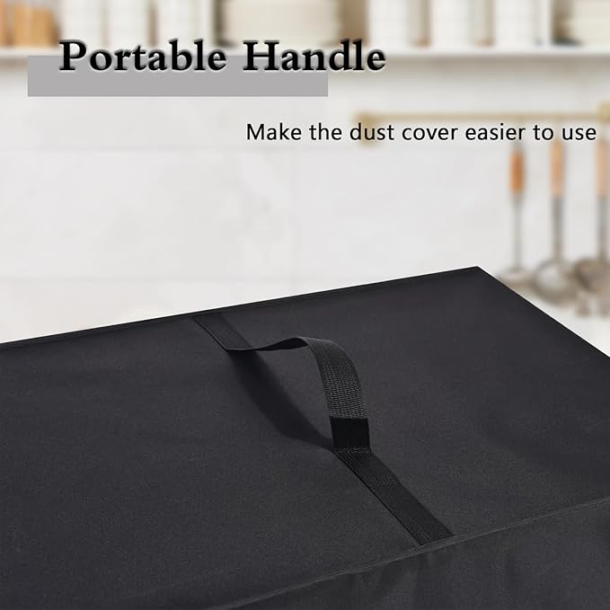 Dust Cover for Dr Brown's Baby Bottles Sterilizer, Heavy Duty Heat-Resistant Nylon Fabric Protective Bottle Dryer Cover Compatible with Dr. Brown's Baby Bottles All-in-One Sterilizer and Dryer (Black)