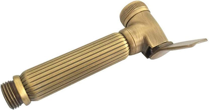 Handheld Bidet Sprayer for Toilet, Bathroom Cloth Diaper Sprayer Set Brass Bidet Sprayer Kit with Stainless Steel Shower Hose and Holder for Pet Bathing, Personal Hygiene,Gold