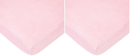 American Baby Company Heavenly Soft Chenille Fitted Pack N Play Playard Sheet 27" x 39", Warm and Cozy Chenille Pack and Play Sheet, White, for Boys and Girls, Fits Most Mini Crib Mattresses