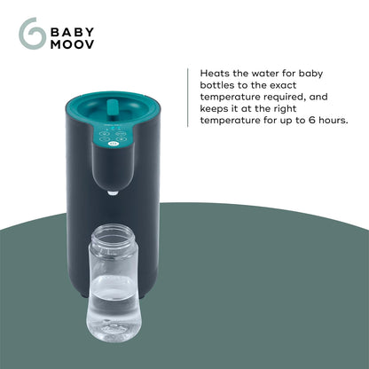 Babymoov Instant Baby Bottle Prep - Automatic Water Warmer & Dispenser for Fast & Easy Baby Formula Bottles (Stainless Steel Tank)