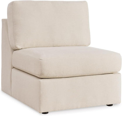 Signature Design by Ashley Modmax Coastal Press-Back Swivel Glider Rocker Recliner with Machine Washable Cover, Hidden Storage Compartments and 2 Bolster Pillows, Beige - Colors B