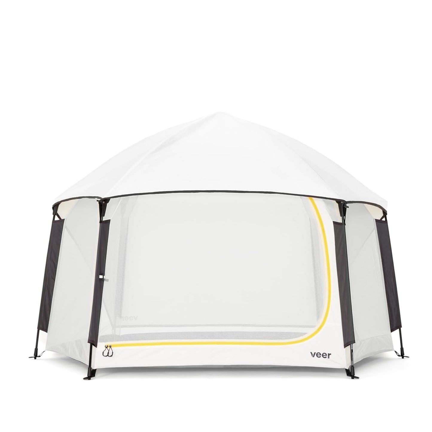 Veer Basecamp | JPMA Certified Portable Pop Up Play Yard/Play Pen for Babies, Toddlers and Kids | Indoor and Outdoor Use | Shade Canopy | Keeps Bugs Out | Playard Safety Certified