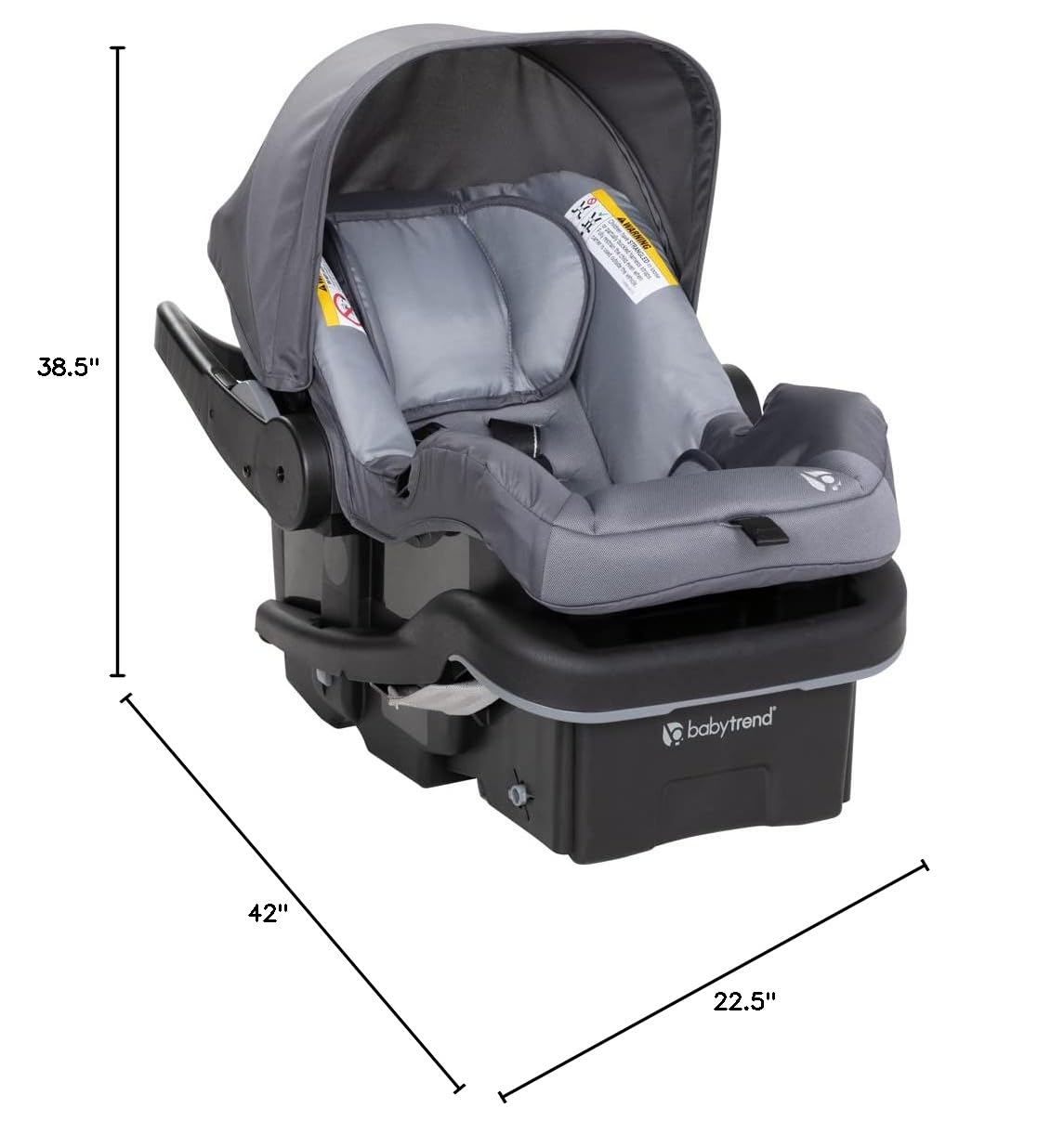 Baby Trend Sonar Cargo 3-Wheel Travel System, Desert Sage