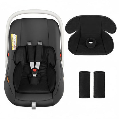 Baby Piddle Pad Car Seat Liner, Potty Training Seat Protector, Waterproof Soft Potty Training Cover for Carseat, Stroller, Highchair, Toilet Training for Infant Newborn, Anti-Slip Backing, Black