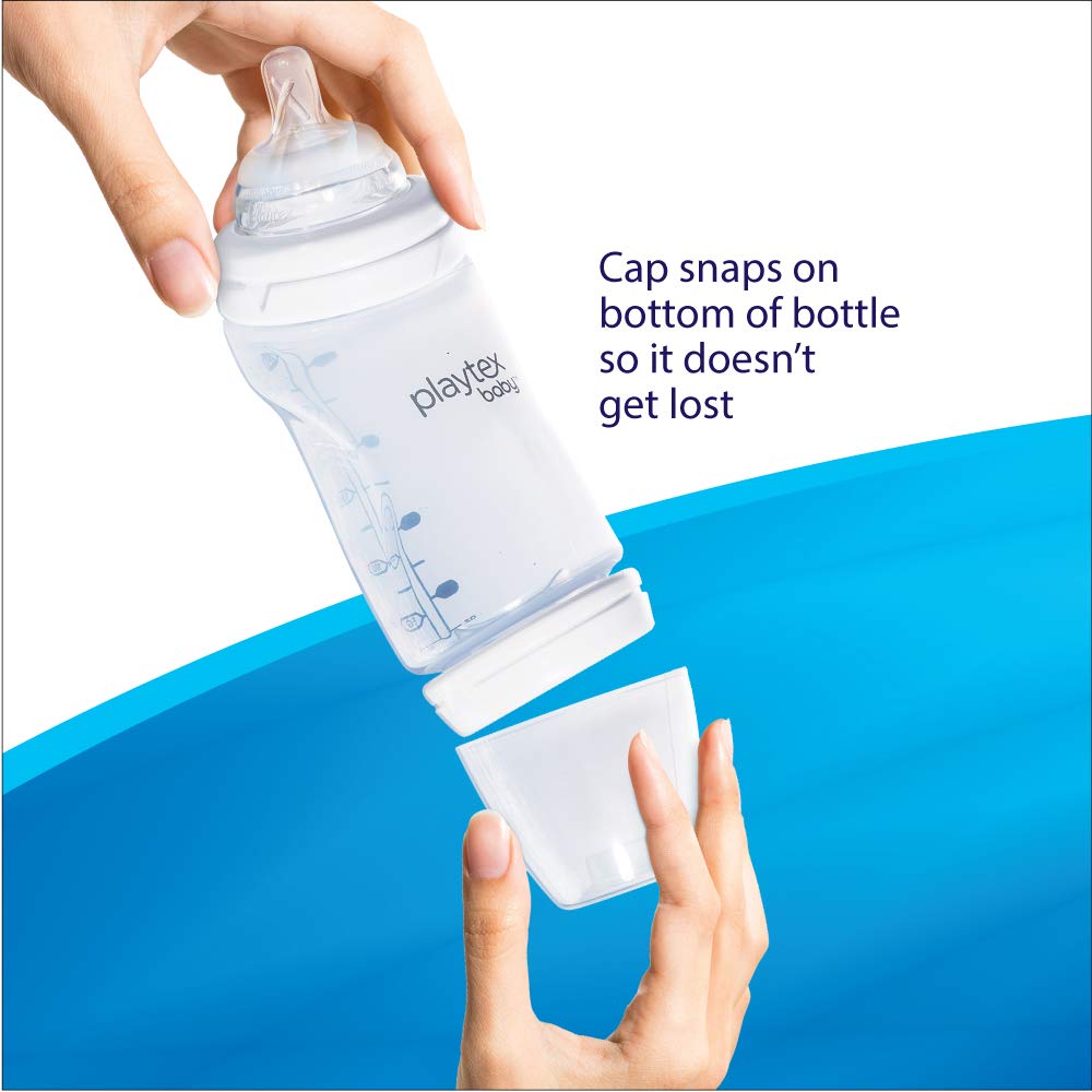 Playtex Baby Ventaire Anti Colic Baby Bottle, BPA Free, 9 Ounce - 3 Count