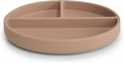 mushie Silicone Suction Plate | BPA-Free Non-Slip Design (Soft Lilac)