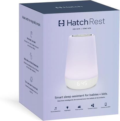 Hatch Baby Sound Machine, Night Light (Putty) | Sleep Support | Registry Essential, Routine Builder, Time-to-Rise Alarm Clock, White Noise, Nursery Stories, Toddler Kids (Wi-Fi)
