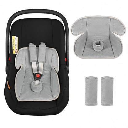 Baby Piddle Pad Car Seat Liner, Potty Training Seat Protector, Waterproof Soft Potty Training Cover for Carseat, Stroller, Highchair, Toilet Training for Infant Newborn, Anti-Slip Backing, Black