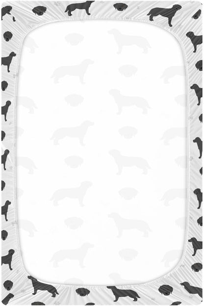 Fitted Crib Sheets Turtle Sea Horse Stretchy Portable Playard Sheets for Baby Toddler, Breathable Soft Mini Crib Mattress 39 x 27 in for Boys and Girls