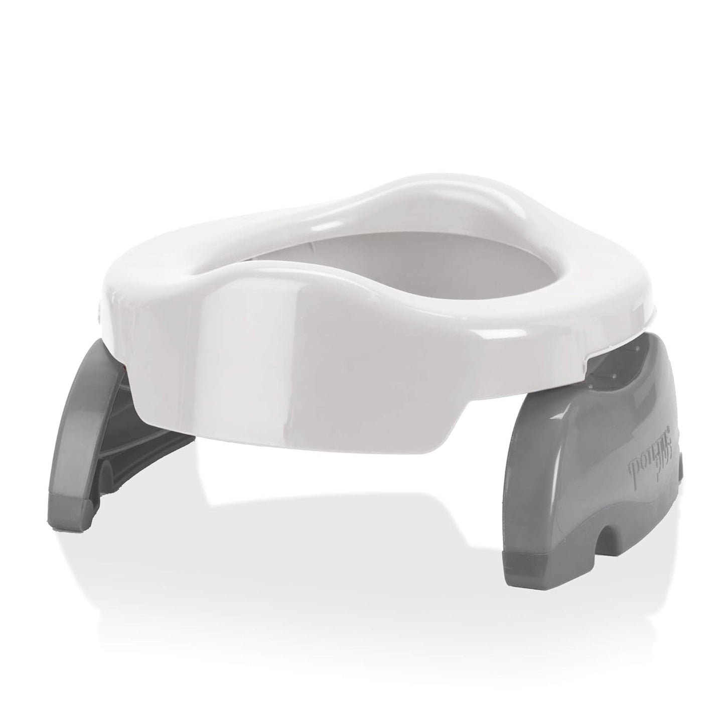 Kalencom Potette Plus 2-in-1 Travel Potty and Trainer Seat - Dual-Purpose Potty Training Toilet Seat - Portable Potty for Toddler Travel - with Durable, Lock-in Legs and Splash Guard - Pastel Mint