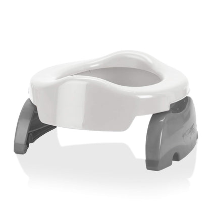 Kalencom Potette Plus 2-in-1 Travel Potty and Trainer Seat - Dual-Purpose Potty Training Toilet Seat - Portable Potty for Toddler Travel - with Durable, Lock-in Legs and Splash Guard - Pastel Mint