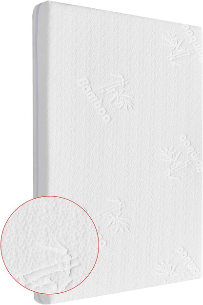 36.5x25 Playard Mattress for Trend: 1.5" Thick Dual Sided Gel Memory Foam Bassinet Mattress Fit for Dream On Me Nest/Zodiak/Zoom Portable, Pamo Babe Deluxe and Baby Trend Playard