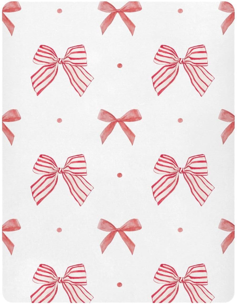 Fitted Crib Sheets Cactus and Floral Stretchy Portable Playard Sheets for Baby Toddler, Breathable Soft Mini Crib Mattress 52 x 28 in for Boys and Girls
