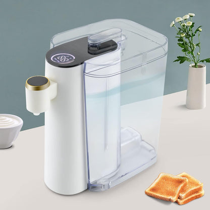 3s Instant Hot Water Dispenser, Baby Bottle Formula Dispenser, Mineral/Bottled Water Dispenser, 5 Temperatures Choices, 1500W Portable Water Warmer for Travel, Hotel (Machine + Water Tank)