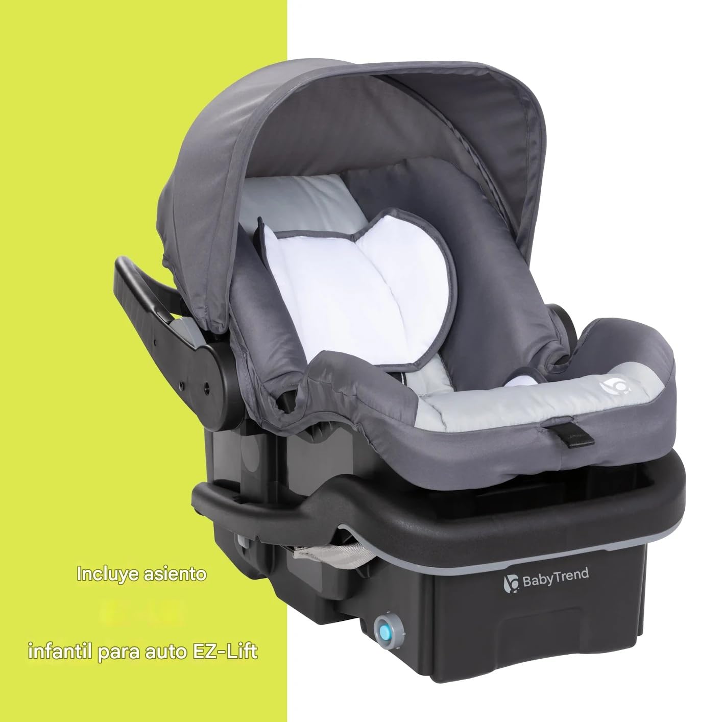 Baby Trend Expedition® Zero Flat Jogger with LED Lights, Dash Grey