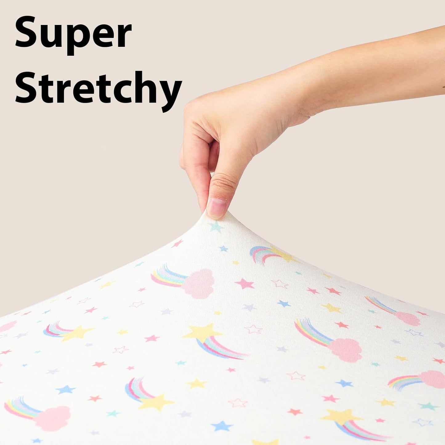 Baby Bedside Bassinet Sheets Girl, 33”x20” Compatible with Baby Delight Dream On Me & Most Rectangle Bedside Sleeper Bassinet Mattress, Super Soft Microfiber Pink Butterfly Flower