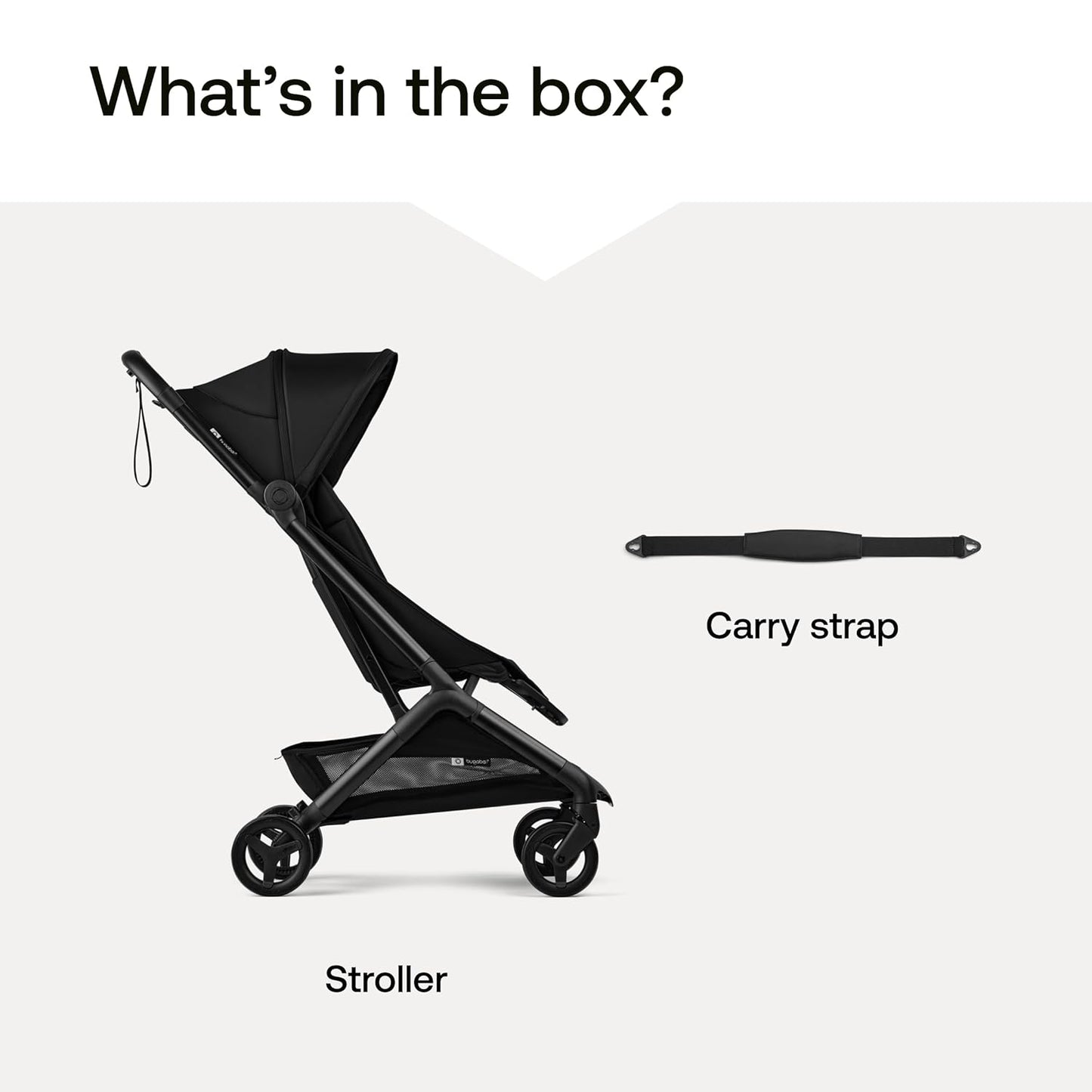 Bugaboo Butterfly 2 Travel Stroller, Ultra-Compact One-Second Fold, Lightweight and Airplane-Friendly (Indigo)