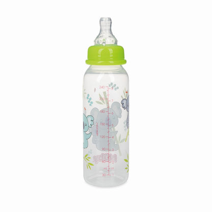 Nuby Printed Non-Drip 8oz Bottle, 3 Pack, Neutral