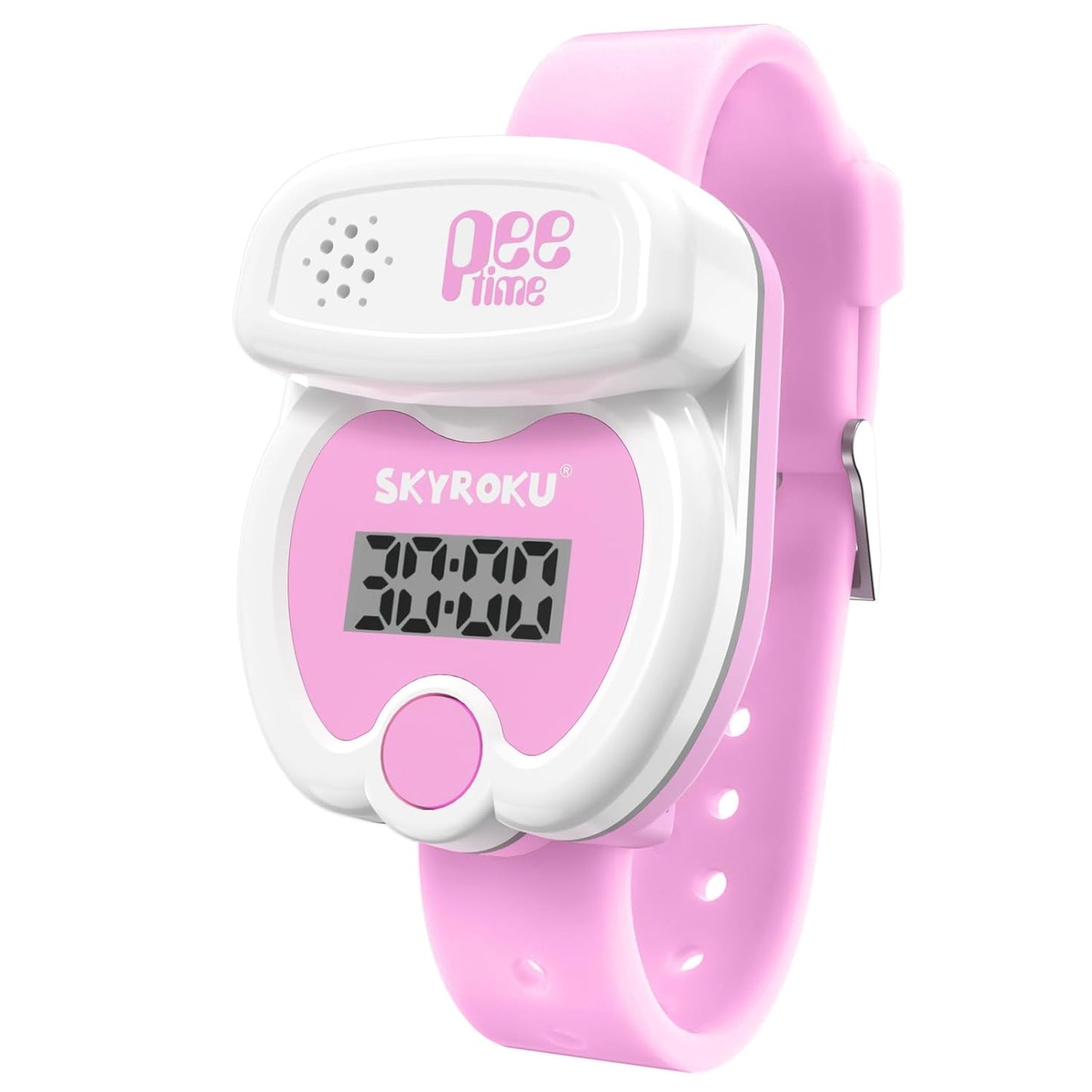 Potty Training Watch for Toddlers, Cute Apple-Shaped Design with 5 Timing Modes (30-180min), Music & Flash Reminders, Magnetic Charging, Compact Screen, Splash-Proof, Gifts for 3-7 Year Old Girls Boys