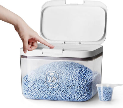 Flour Container - 5.5 L /5.81qt/5kg Large Flour Dispenser Keep Your Flour Fresh and Dry Easily with Kitchen Essential